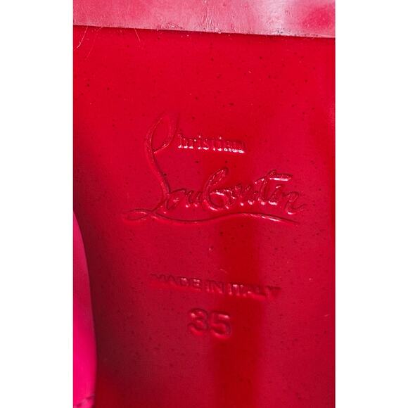 Christian Louboutin Flo slingback pump in hot pink patent leather - Picture 12 of 14